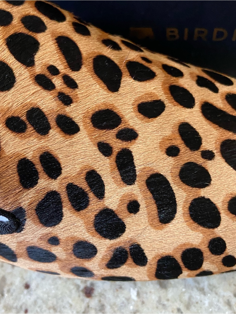 Birdies Leopard-Print Slide Mule in Tan and Black New!! Sz 7.5 - Picture 5 of 9